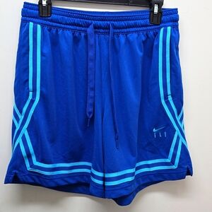 Nike FLY 🏀 Blue Dri-Fit Athletic Shorts - Size M (NWT)